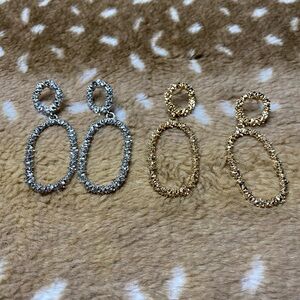 Fashion Jewelry Earrings Good & Silver Pair